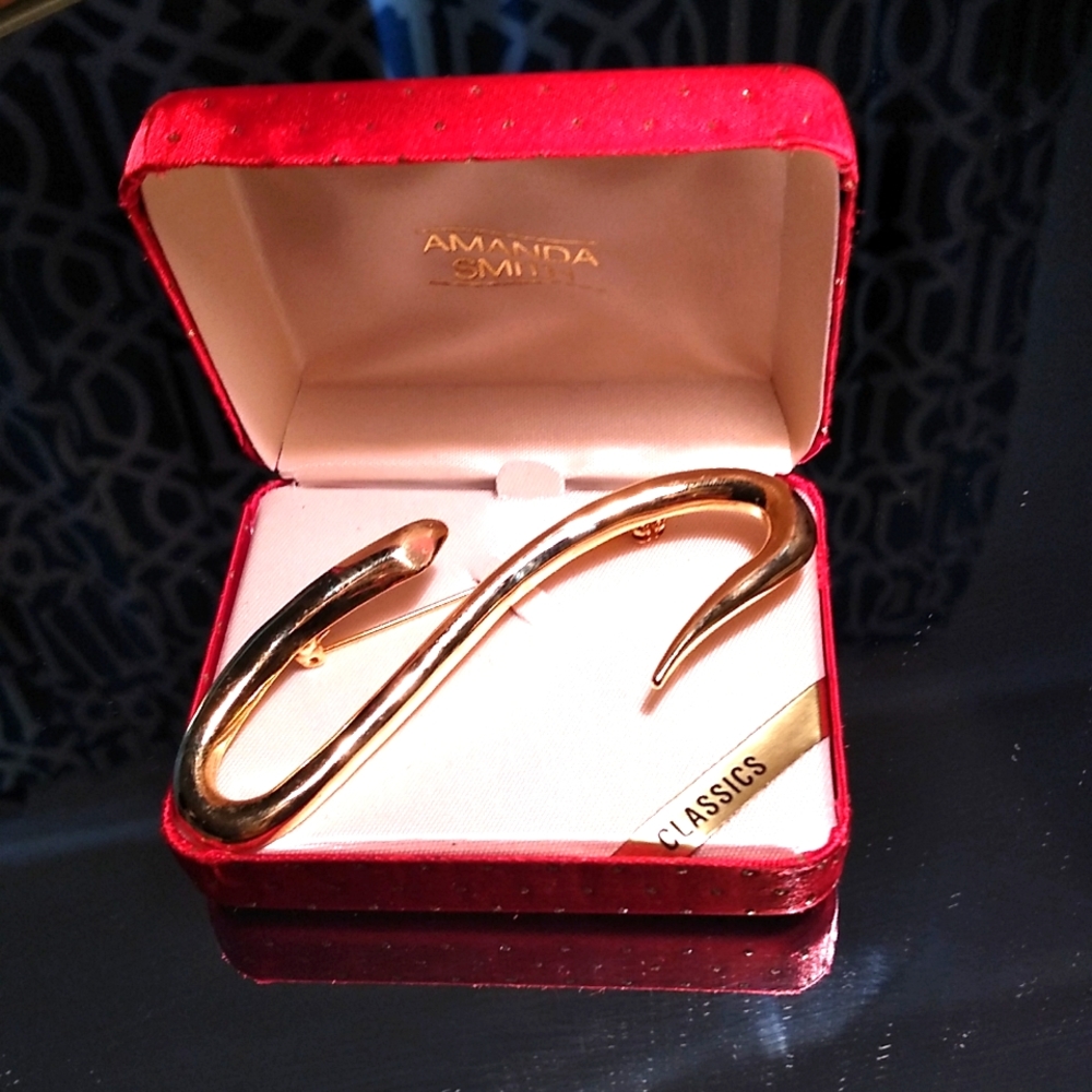 Amanda Smith Gold Plated Brooch